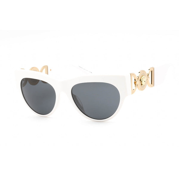 Versace 0VE4440U Sunglasses White / Dark Grey-AmbrogioShoes
