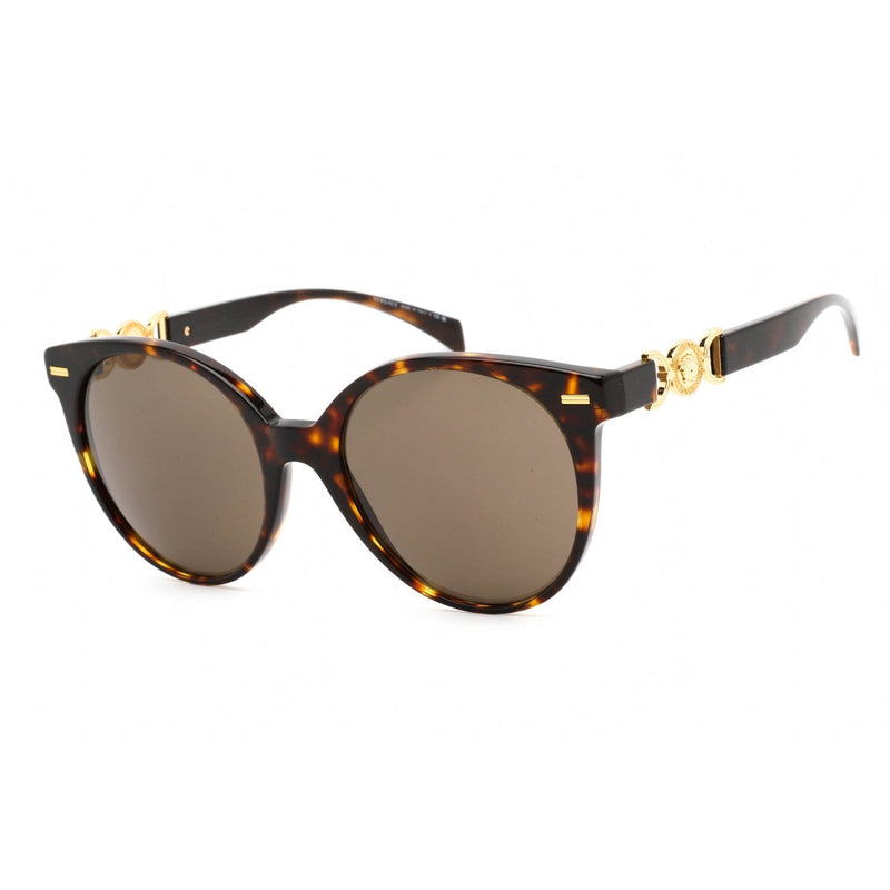 Versace 0VE4442 Sunglasses Dark Havana / Brown Women's-AmbrogioShoes