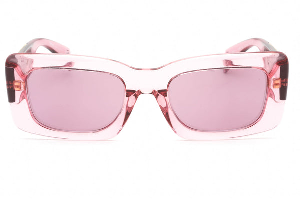 Versace 0VE4444U Sunglasses Transparent Pink/Violet Internal Silver Mirror-AmbrogioShoes