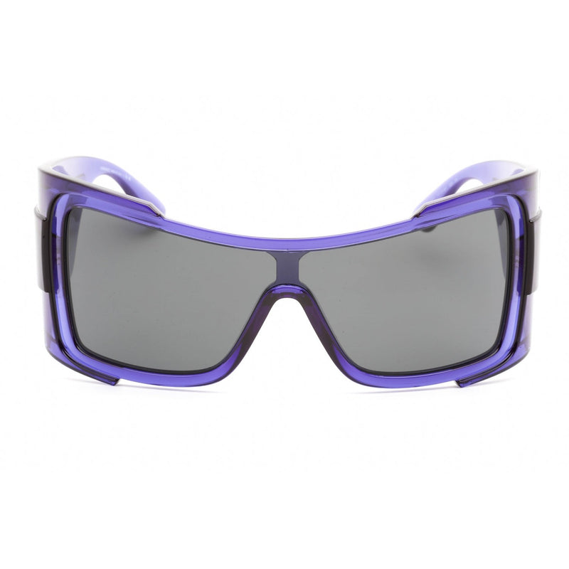 Versace 0VE4451 Sunglasses Transparent Purple/Dark Grey Women's-AmbrogioShoes