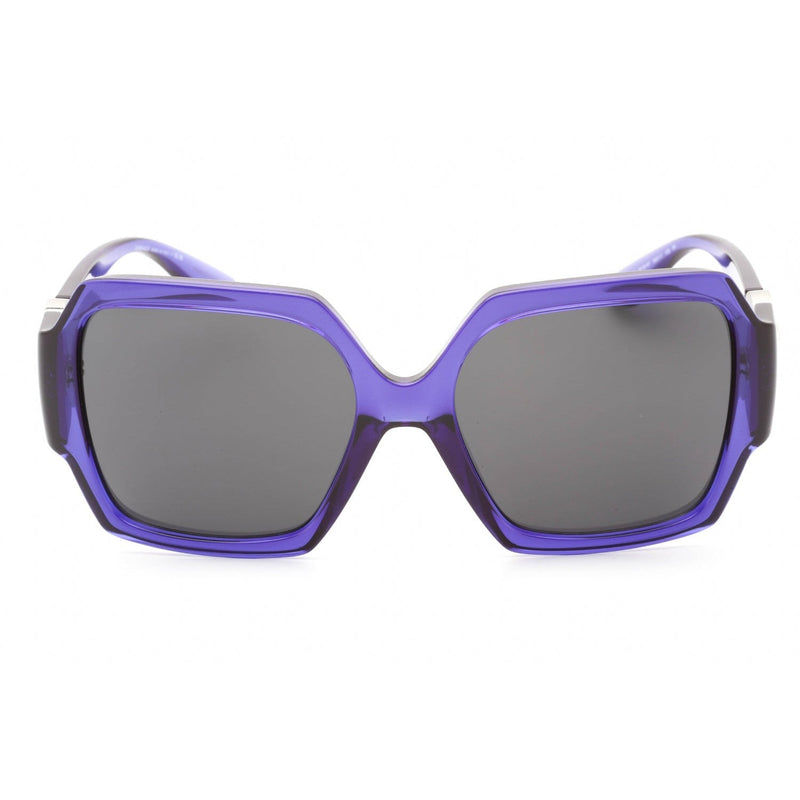 Versace 0VE4453 Sunglasses Violet/Dark Grey Women's-AmbrogioShoes