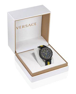 Versace Greca Action Chrono Silicone Watch-AmbrogioShoes