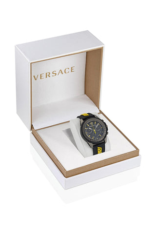 Versace Greca Action Chrono Silicone Watch-AmbrogioShoes