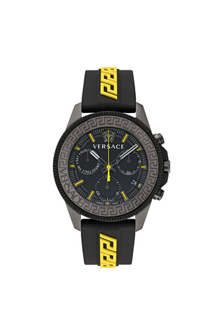 Versace Greca Action Chrono Silicone Watch-AmbrogioShoes