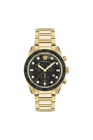 Versace Greca Dome Chrono Bracelet Watch