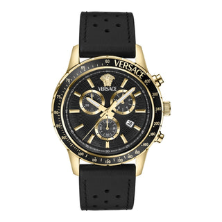 Versace Sport Chrono Leather Watch-AmbrogioShoes