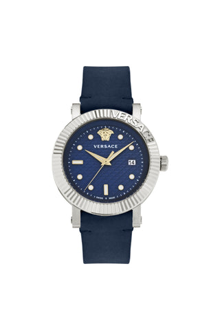 Versace V-Classic Leather Watch