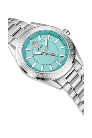 Versace V-Code GMT Bracelet Watch-AmbrogioShoes