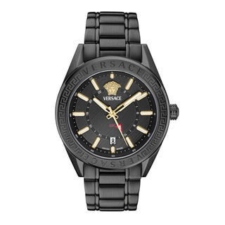 Versace V-Code GMT Bracelet Watch-AmbrogioShoes