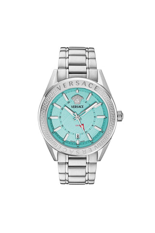 Versace V-Code GMT Bracelet Watch-AmbrogioShoes