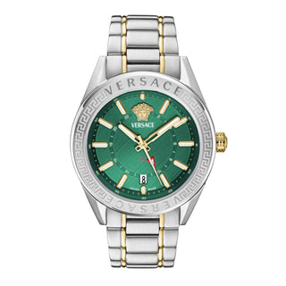 Versace V-Code GMT Bracelet Watch-AmbrogioShoes