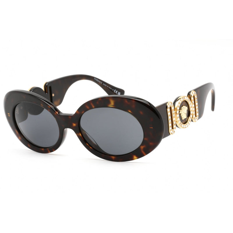 Versace VE4426BU Sunglasses Dark Havana/Dark Grey Women's-AmbrogioShoes