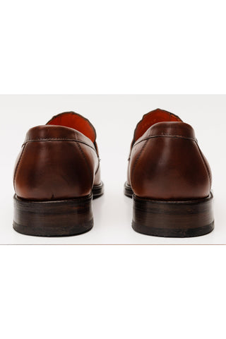 Vinci Amsterdam Leather Horse-Bit Loafer - Tan-AmbrogioShoes