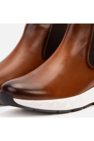 Vinci Apex Leather Boot - Tan-AmbrogioShoes