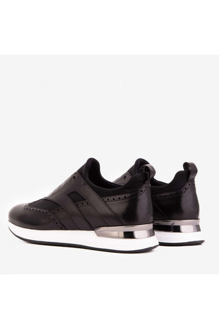 Vinci Arcadia Leather Sneaker - Black-AmbrogioShoes