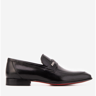 Vinci Ashford Buffalo Skin Loafer - Black-AmbrogioShoes