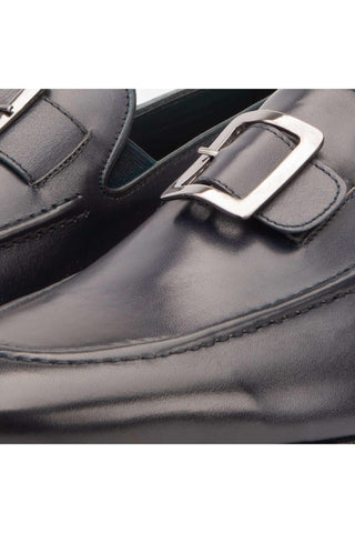 Vinci Astoria Buffalo Loafer - Navy-AmbrogioShoes