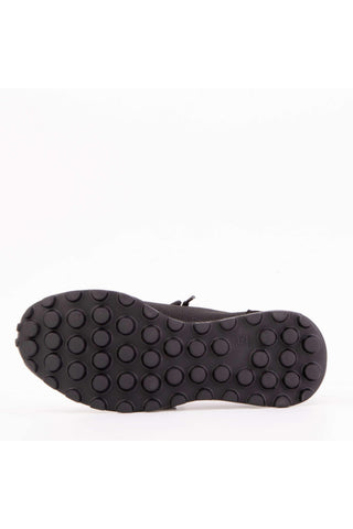 Vinci Berlin Suede & Fabric Sneaker - Black-AmbrogioShoes