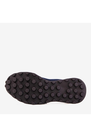Vinci Berlin Suede & Fabric Sneaker - Navy-AmbrogioShoes