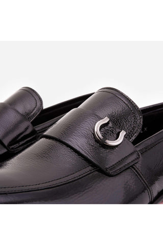 Vinci Blackwell Leather Loafer - Black-AmbrogioShoes