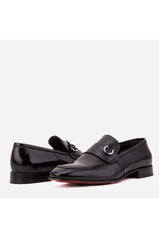 Vinci Blackwell Leather Loafer - Black-AmbrogioShoes
