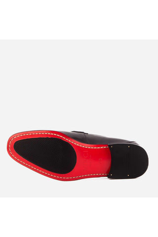 Vinci Blackwell Leather Loafer - Black-AmbrogioShoes