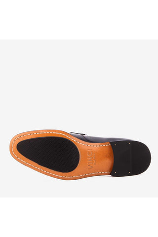 Vinci Blackwell Patent Loafer - Navy-AmbrogioShoes