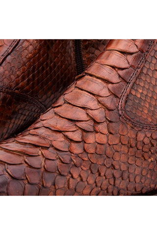 Vinci Boss Python Boot - Tan-AmbrogioShoes