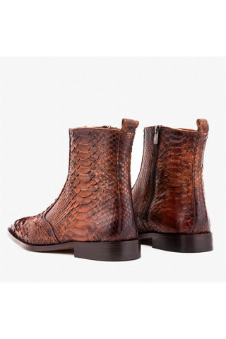 Vinci Boss Python Boot - Tan-AmbrogioShoes