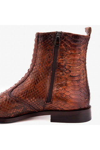 Vinci Boss Python Boot - Tan-AmbrogioShoes