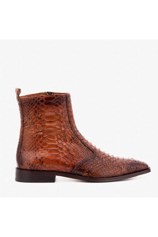 Vinci Boss Python Boot - Tan-AmbrogioShoes