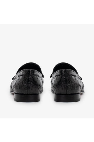 Vinci Istanbul Leather Tassel Loafer - Black-AmbrogioShoes