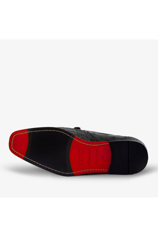 Vinci Istanbul Leather Tassel Loafer - Black-AmbrogioShoes