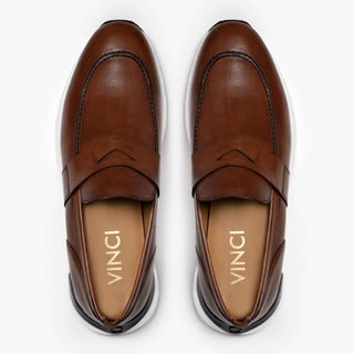 Vinci Lara Leather Sneaker - Tan