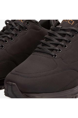 Vinci Lexington Fabric Sneaker - Black-AmbrogioShoes