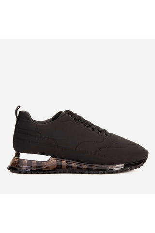 Vinci Lexington Fabric Sneaker - Black-AmbrogioShoes