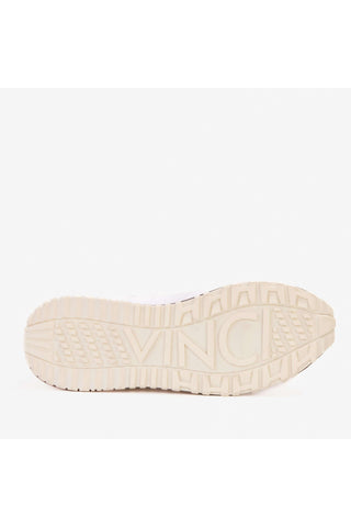 Vinci Lexington Fabric Sneaker - White-AmbrogioShoes