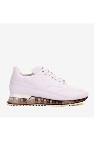 Vinci Lexington Fabric Sneaker - White-AmbrogioShoes
