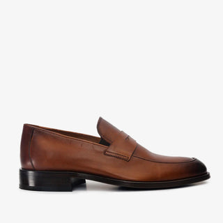 Vinci Marinka Leather Penny Loafer - Tan-AmbrogioShoes
