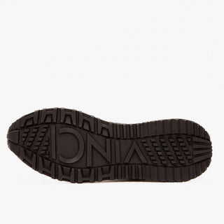 Vinci Monte Carlo Leather High-Top Sneaker - Black