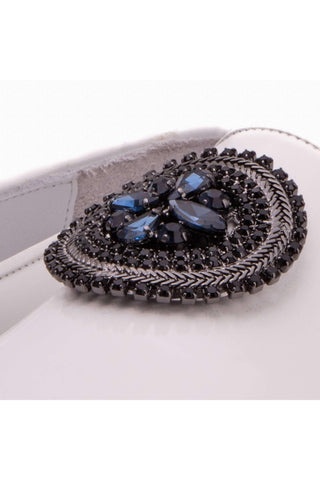 Vinci Pombe Leather Loafer - White-AmbrogioShoes