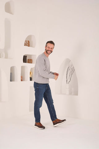 Vinci Regent Leather & Suede Boot - Brown