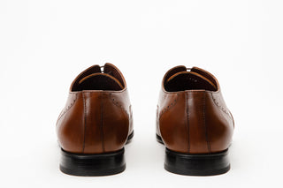 Vinci Roma Leather Oxford - Tan-AmbrogioShoes