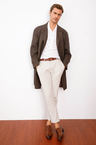 Vinci Roma Leather Oxford - Tan-AmbrogioShoes