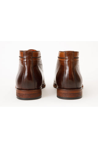 Vinci Rome Leather Chukka Boot - Tan-AmbrogioShoes