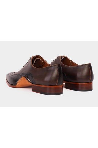 Vinci Royal Leather Oxford - Black & Brown-AmbrogioShoes