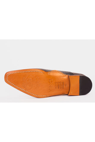 Vinci Royal Leather Oxford - Black & Brown-AmbrogioShoes