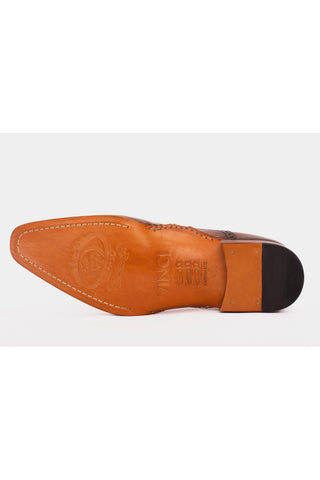 Vinci Royal Leather Oxford - Brown-AmbrogioShoes
