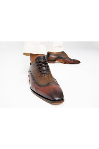 Vinci Royal Leather Oxford - Burgundy-AmbrogioShoes