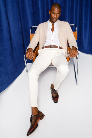 Vinci Royal Leather Oxford - Burgundy-AmbrogioShoes